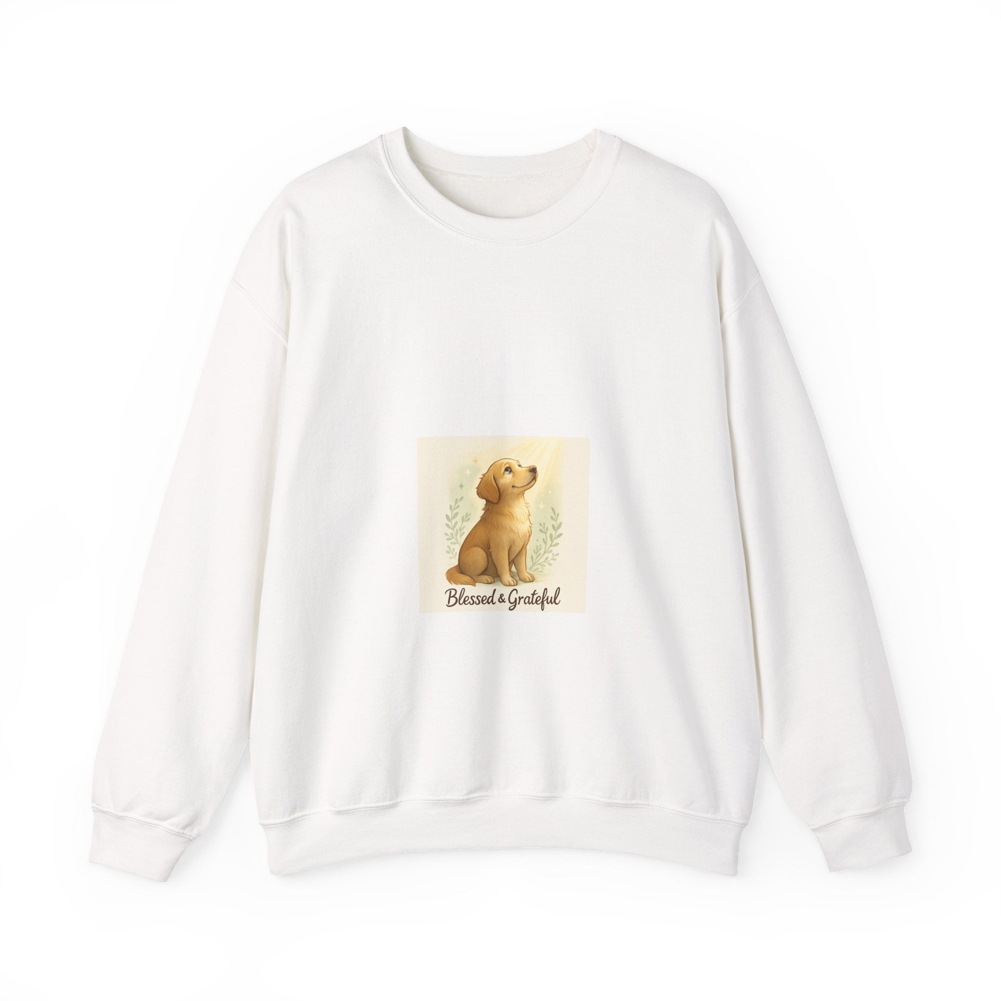 Grateful Puppy Sweatshirt | Cozy Unisex Crewneck for Dog Lovers, Gift for Pet Owners, Casual Wear